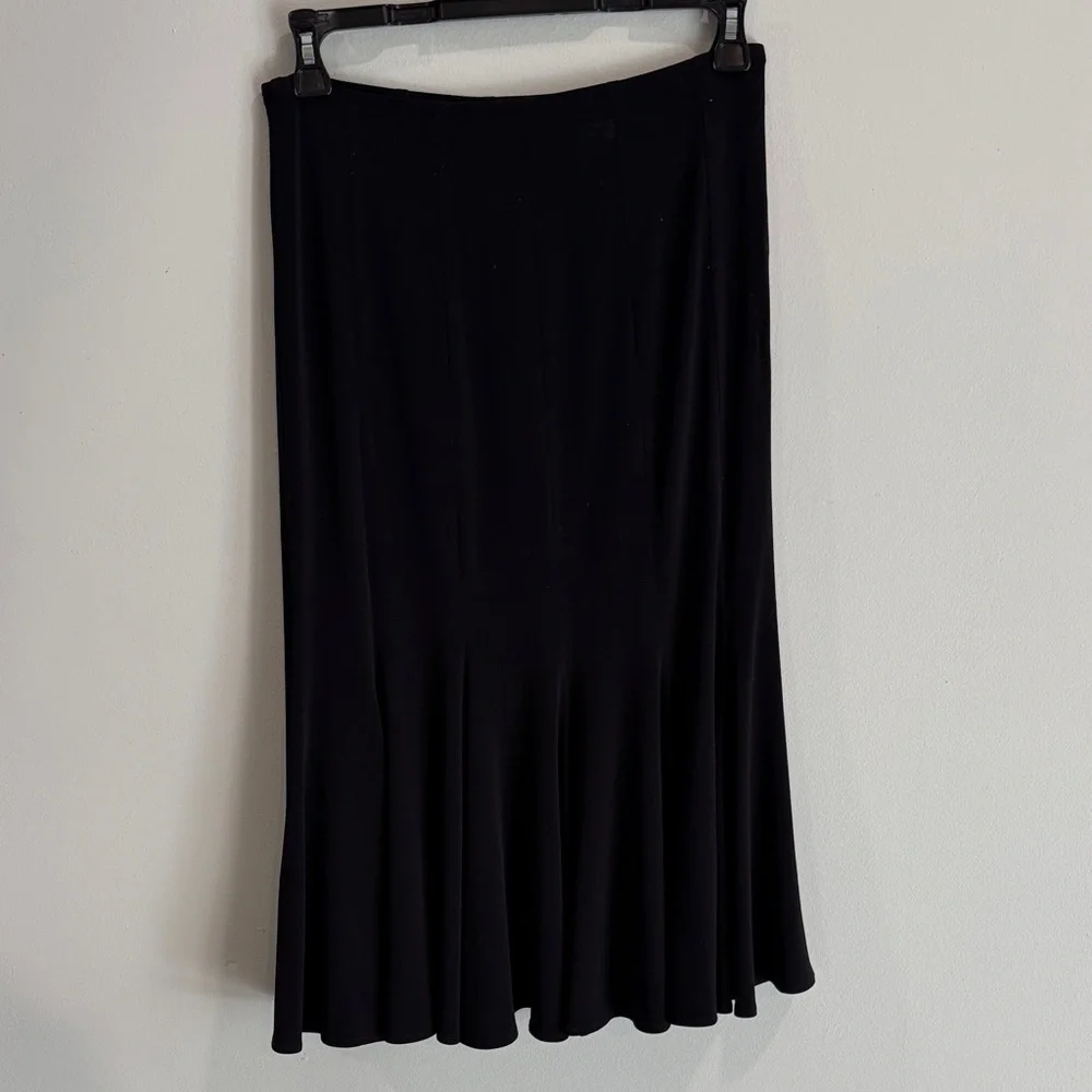 Joseph Ribkoff Elegant‎ Black Midi Skirt sz 8
